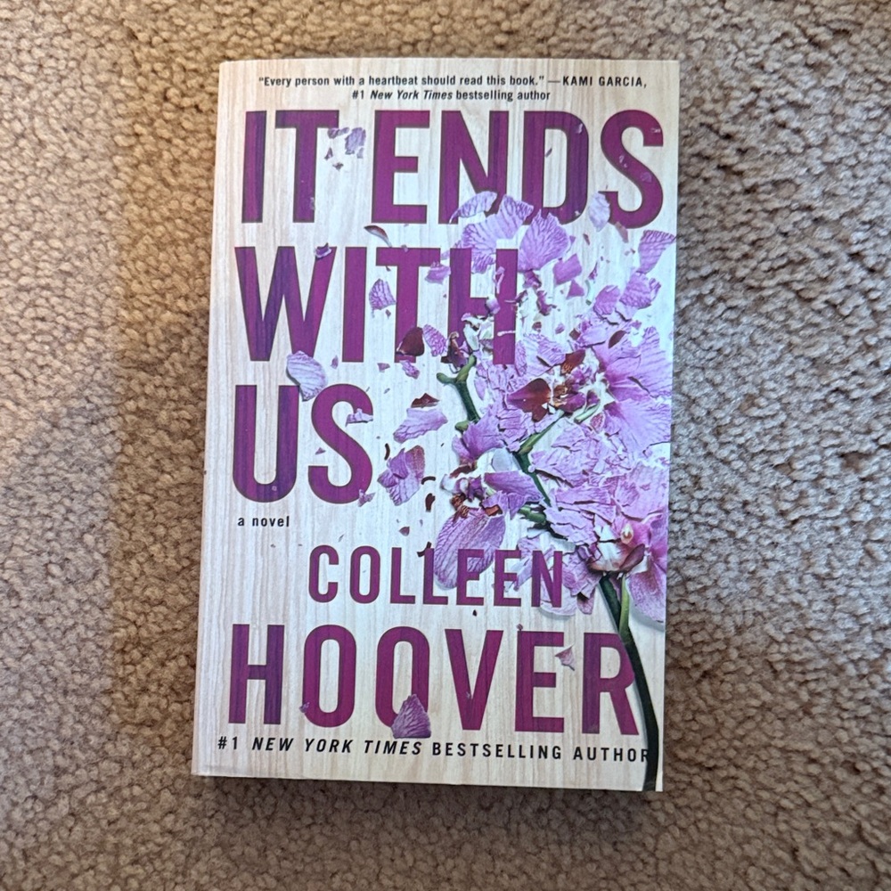'It Ends With Us' Novel - Purple Cover